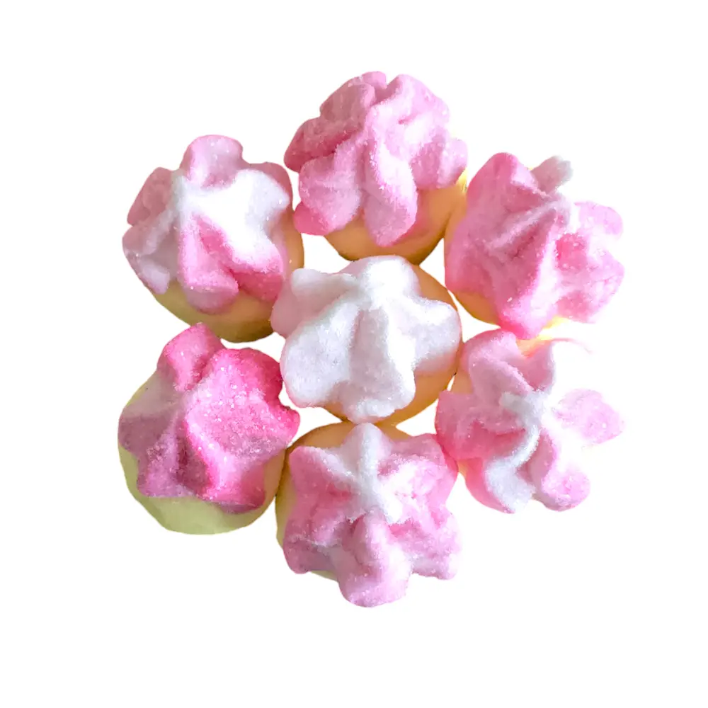 Cupcake Spekken – Zoete Roze en Witte Marshmallow Cupcakes per 5 stuks