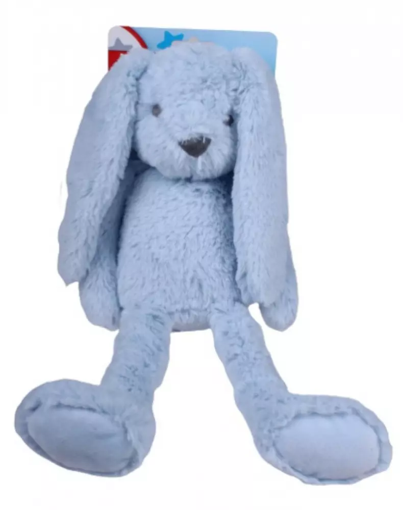 Blauw Pluche Knuffelkonijn - Zacht en Lief