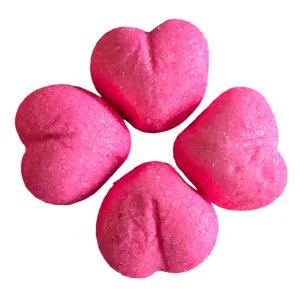 Roze Hartjes Spekken – Zachte Marshmallow 5-stuks Spekken om Te Decoreren