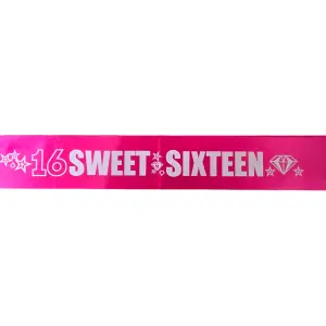 Roze Sweet 16 Sjerp – Het Must-Have Accessoire voor Jouw Verjaardagsfeest!