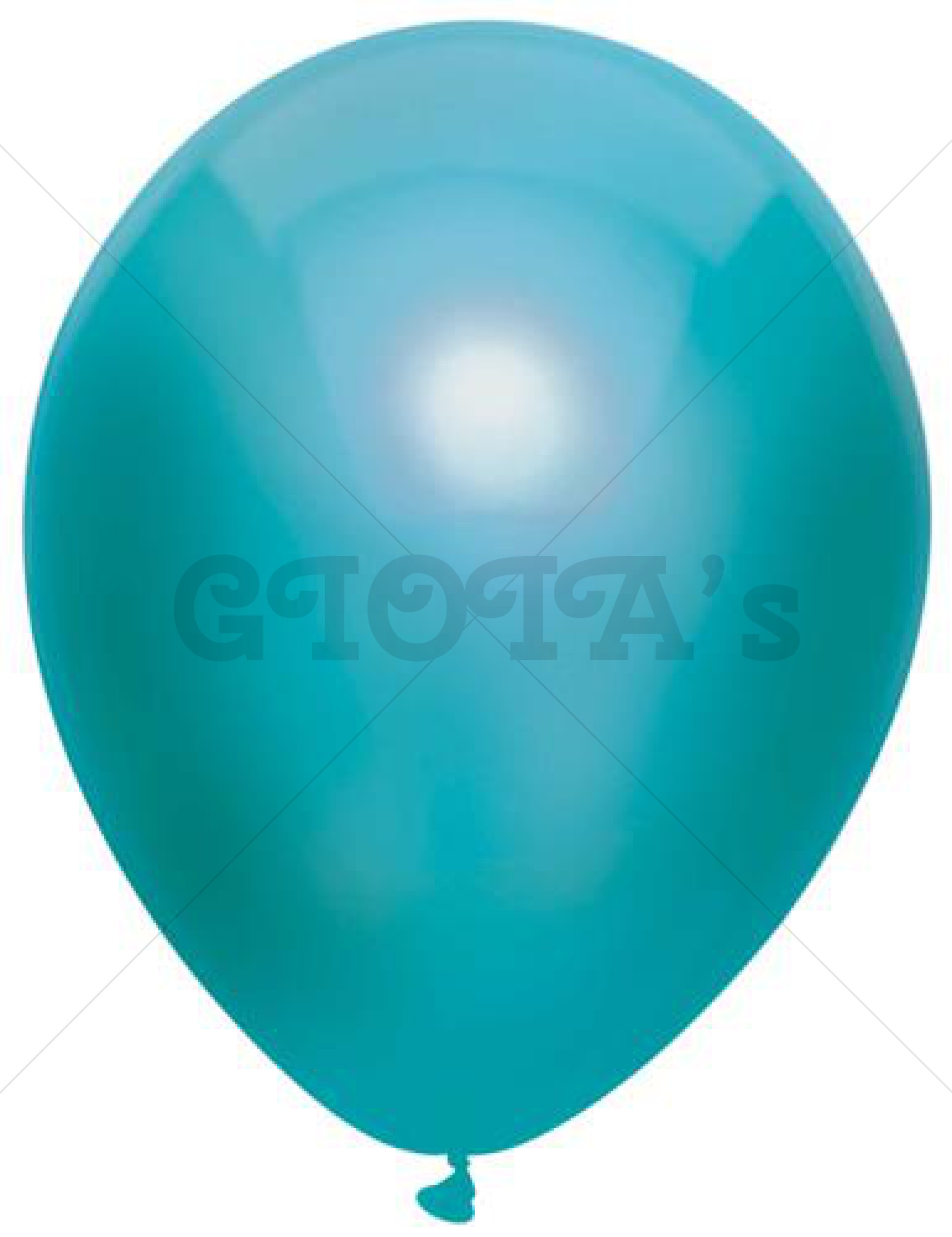 Ballon petrol 30cm metallic prijs per 10 stuks - GIOIA's cadeau en
